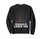Powered by Laser Tag Arena Gamer Team Nacht Lasertag Sweatshirt