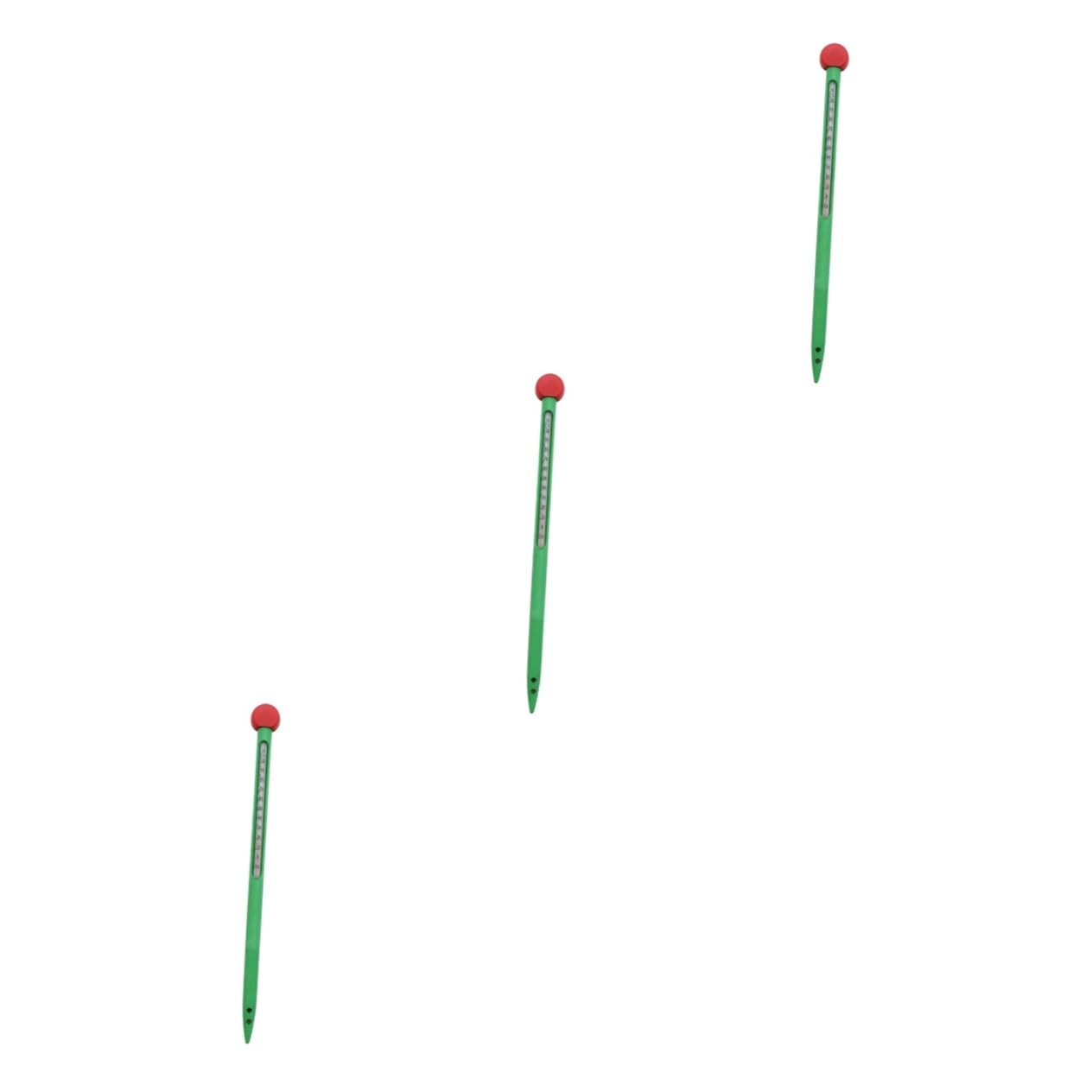 iplusmile Lot De 3 Thermomètres De Sol en Verre De 10 À 110 °c pour Le Jardin La Plantation Et Le Compost