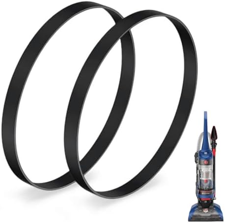 JEDELEOS Replacement Belts 562289001 AH20065 for Hoover Windtunnel T-Series Vacuum, 12.8x457 Flat Non-Stretch Belt Fits Model UH70105 UH70110 UH70120 UH70200 UH70202 UH70205 UH70210 UH72600, Pack of 2