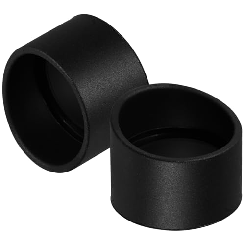 HEALEEP Cylinder Eyepiece Cups for Microscope 2 Pcs Eye Guards Cups Rubber Material
