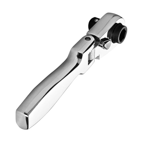 Llave de carraca de accionamiento, llave de carraca 2 en 1 de liberación rápida, llave de carraca compacta multifuncional, llave de vaso y llave con rotación de 180°