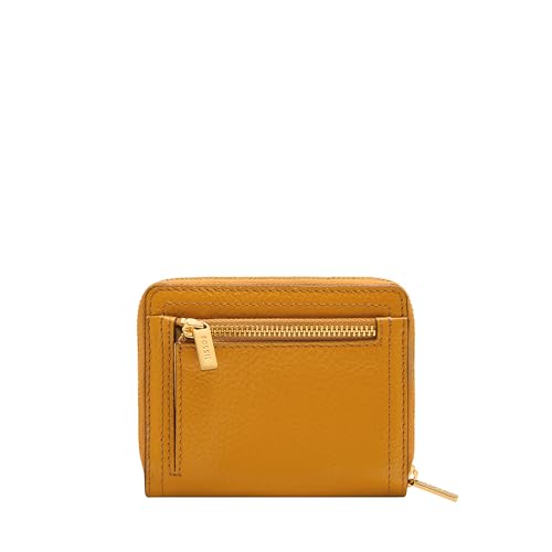 Image of Fossil Women's Logan RFID-Blocking Leather Mini Multifunction Bifold Wallet