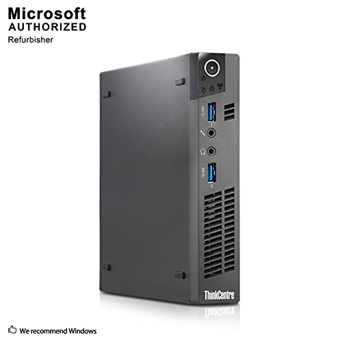 Fast Lenovo M92P Tiny Business Micro Tower Ultra Small Computer Pc (Intel Core I5-3470T, 8Gb Ram, 256Gb Ssd, Wifi, Usb 3.0, Vga) Win 10 Pro (Renewed) #TOP1