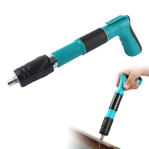 Concrete Nail Gun,5 Speed Adjustable Manual Steel Nail Gun, Wall Fastening Tool Nail Gun, Portable Nail Shooting Machine for Concrete Walls, Household Decor & Wall Fastening Tool (No Nails)