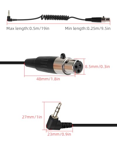 Câble microphone 3.5mm vers mini XLR pour smartphone pc - 7