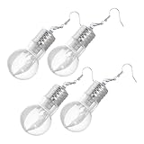 Boucles d'oreilles pendantes en forme d'ampoule - boucles d'oreilles créatives si durables qu'elles peuvent bien épouser vos oreilles et difficiles à tomber, décorations d'oreilles