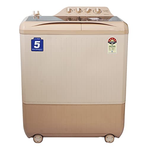 Havells-Lloyd 8.5 Kg Semi Automatic Top Load Washing Machine GLWMS85APNEX, Peach Nector, Special Detergent Mix Cycle