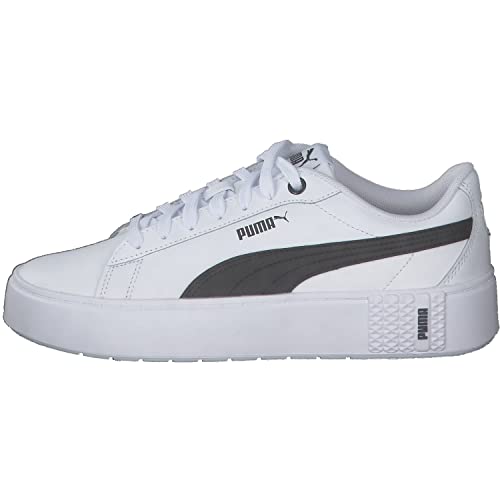 PUMA PUMA Women's Smash Platform v2 L Track Shoe, White, 7.5 UK