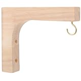 Supports pour pots de fleurs : le crochet de suspension est très polyvalent et peut être fixé solidement au mur, sur une terrasse en bois, un arbre, etc