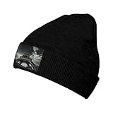 Gorro de Punto con puños y Bandera Estadounidense de la Torre Eiffel en París para el Día de los Veteranos, Gorros de Invierno cálidos, Gorro de Punto con Calavera Unisex, Gorro de esquí Holgado a la