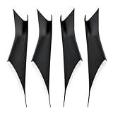 Insert Poignée Porte Fibre Carbone Pour BMW G30 G38 525i 528i 530i 535i 550i M5 2017-2023(Black-4PCS)