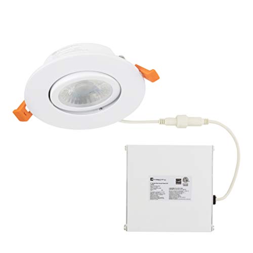 Xtricity LED Gimbal Recessed Downlight Fixture, 3.5 Inch with Driver, 3000K Soft White, 7W...
