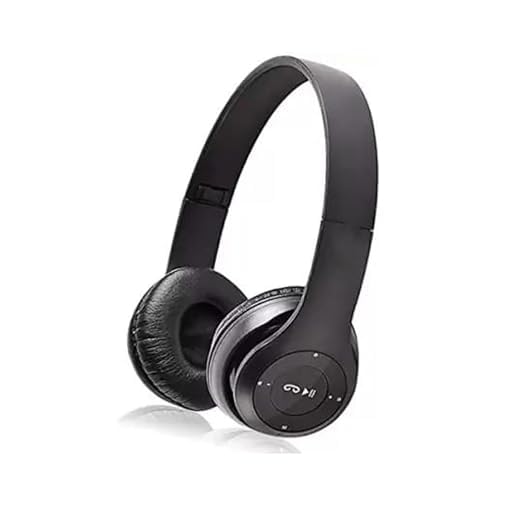 icall P47 Wireless Bluetooth Headphones, Deep Bass Sound, Foldable Design with Built-in Mic (Black)-picture-22