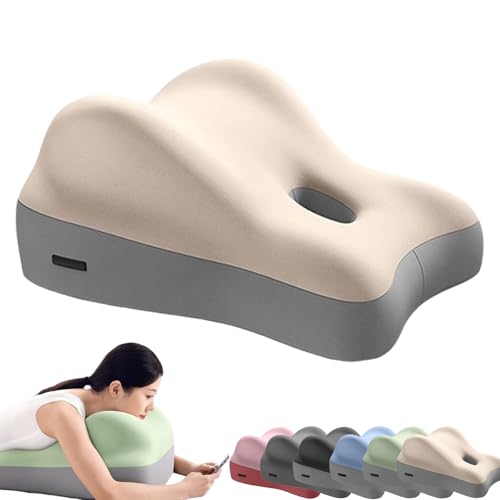 Cojín de glúteos para parejas, cojín ergonómico de espuma viscoelástica, superficie de almohada gruesa ampliada, dispersa la zonificación científica, adecuado para uso doméstico, ideal para sentarse y