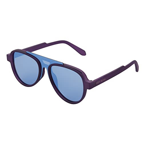 Body Glove Women's Cove Polarized Aviator Sunglasses, Purple, 127 mm