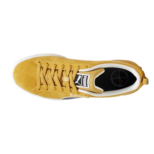 PUMA Mens BMW MMS Suede Lace Up Sneakers Shoes Casual - Yellow - Size 9.5 M4