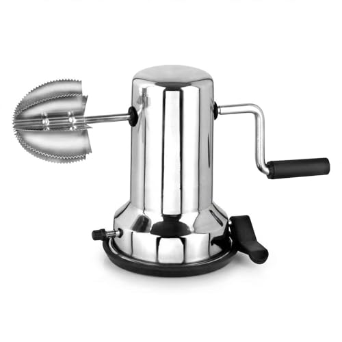 Image of Voix Stainless Coconut Scraper, Sturdy Stainless-Steel Body, Sharp Blades, Heavy Duty Tabletop Handy Kitchen Tool, Scraper Shredder Peeler, Safe & Quick with Suction Base for Stability