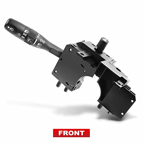 A-Premium Turn Signal Switch With Fog Lights Compatible With Jeep Tj Wrangler 2001-2006 Sport Utility Front Side #TOP3