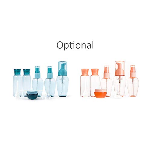Conjunto de garrafas de viagem de 9 peças Recipientes de tamanho de viagem Frascos de higiene Frasco