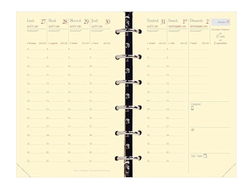 Quo Vadis - Recharge Organiseur - 2025-2026 - Timer 14 Prestige - Semainier Planning - Français -...