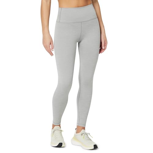Amazon Essentials Womens FormFlex High Rise Heathered Buttery Soft 7/8 Length Yoga Legging with 25 inseam Space Dye Grey Medium