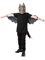 Rubie's Official How to Train Your Dragon - Toothless Dragon, Childs Wings and Mask Set, One Size 3-8 Years