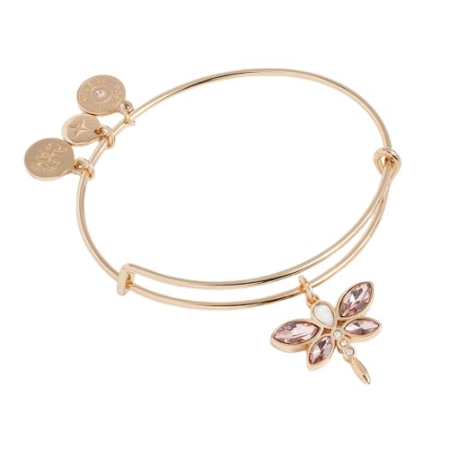 Alex and Ani Crystal Dragonfly Bangle