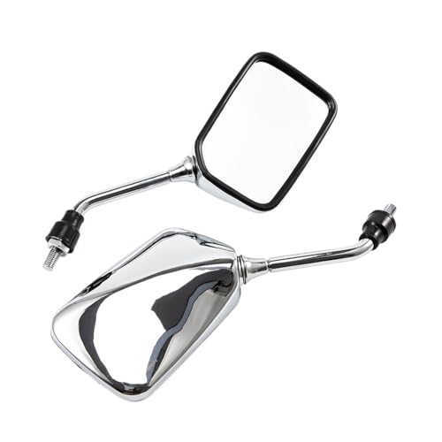 Espejos retrovisores de metal 10mm para moto Honda Hornet y serie CB con soporte rígido