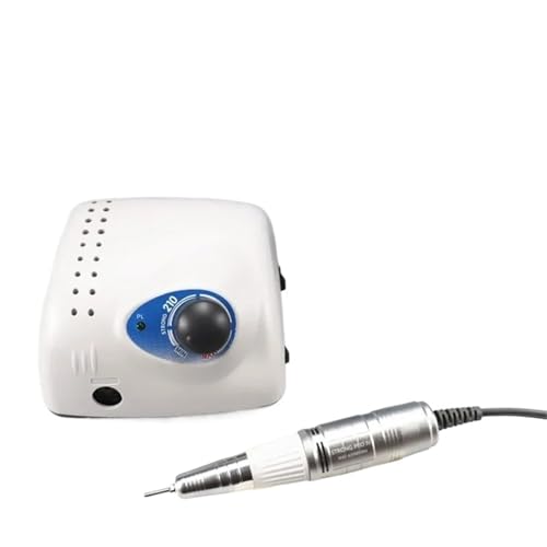 TIEOAXFT Taladro de uñas 65 W, máquina cortadora, Taladro eléctrico for manicura, fresadora, pulidora, Lima(Dark Khaki)