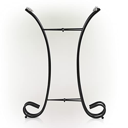 Alpine Corporation KPP160 Metal Bird Bath 63.5cm Tall Black - Image 11