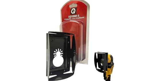 Qbit SQ1000-S Stainless Steel Cut Outs, Magnepull QBit Outlet Square Slot Cutter Box for Oscillating Power Multi-Tools to Cut-in Single Gang Wall Boxes Drywall Tools for Home Improvement