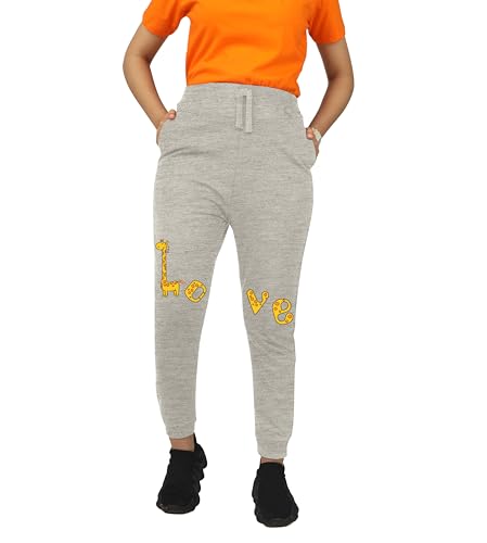 Image of KYDA KIDS Girl's Regular Cotton Joggers for Casual Wear, Jogging, Exercise& Walking (Pack of 1)