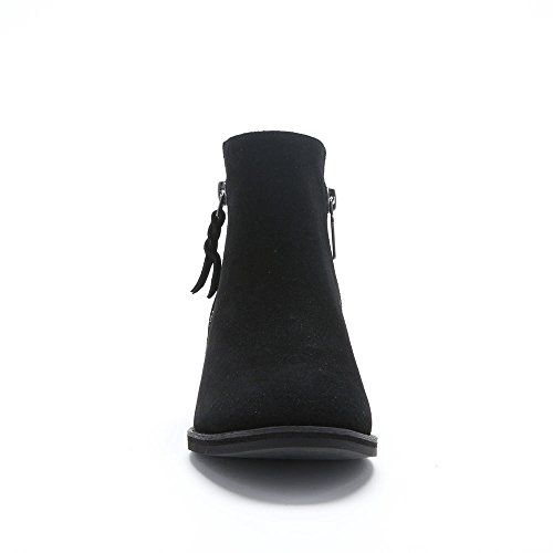 Blondo Women's Liam Waterproof Ankle Boot, Black Suede, 9 M US