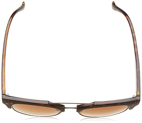 Image of ELVIS Gradient Browline /Clubmaster Unisex Sunglasses - (ELS142 C171|53|Brown Color Lens)