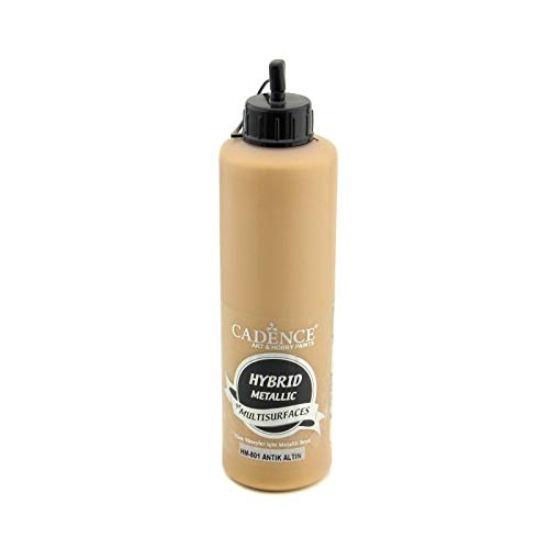 Cadence Hybrid Multisurface Metalik Boya 500 ml. HM-801 ANTİK ALTIN