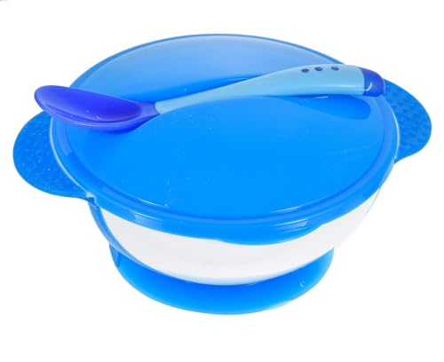 Image of MUMMAMIA Baby Spill-Proof Suction Bowl with Snap-in Temperature-Sensitive Spoon (350ml)