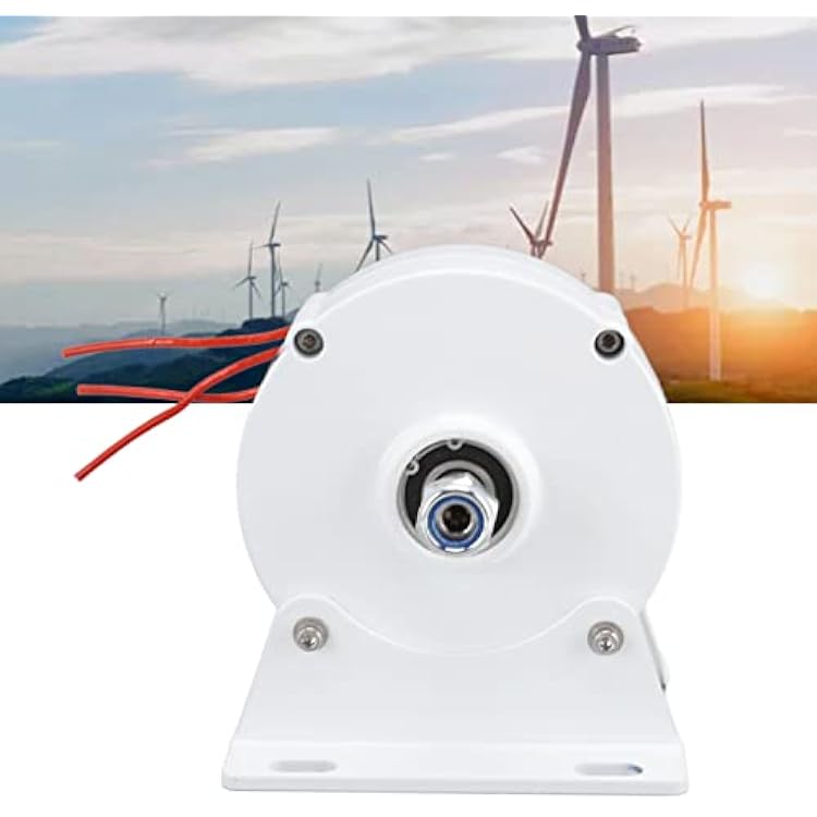 200W Electric Motor Generator, Three Phase Alternator Home Permanent Magnet Electric Motor Generator for Vertical Horizontal Wind 12V