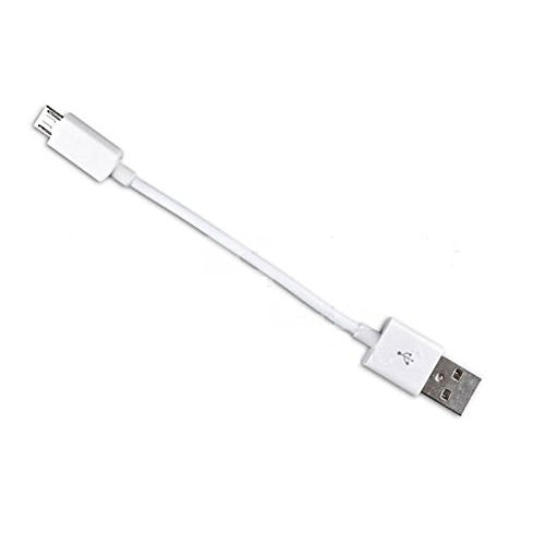 REY Kabel Micro USB auf USB, ladekabel und datenkabel, 10 cm, wei&szlig;