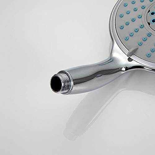 alcachofa de la ducha Cabezal de ducha de mano redondo con ajuste de tercer engranaje, accesorios de baño con rociador de lluvia con acabado cromado