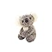 1pc carino koala bambola di peluche di peluche di peluche animali spinga adorabili bambole 3d koala regali giocattoli ripieni interattivi (17 cm/6,7 pollici) bambola peluche