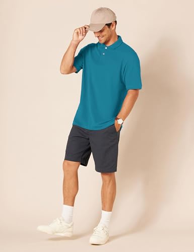 Image of Amazon Essentials Men's Regular-Fit Short Sleeve Cotton Pique Polo Shirt (Available in Big & Tall)