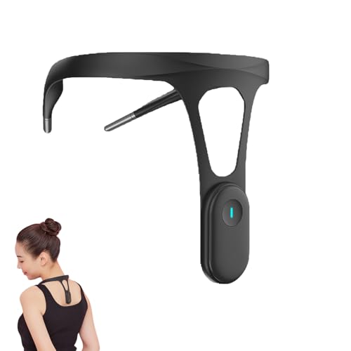 The Smart Luxe for Women - Invisible Corrector Adjustable Back Brace for Straight Comfortable & Breathable rt for Office Driving Workouts black/red