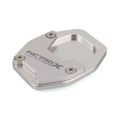 Plaque support latérale moto pour béquiller sur l'herbe ou le sable en XADV 750