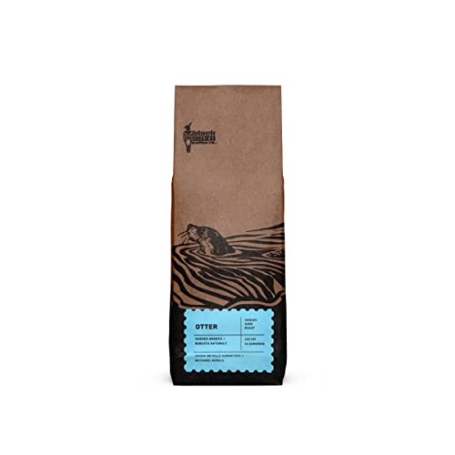 Image of Black Baza Coffee Co. Otter, Medium-Dark Roast, Freshly Roasted, Organic, Blend Of Arabica & Robusta (Whole Beans, 250 Grams) - Bag