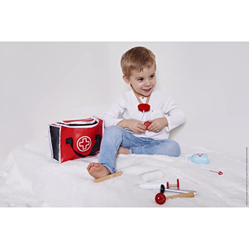 Janod - Doctor's Suitcase for Children - 10 Solid