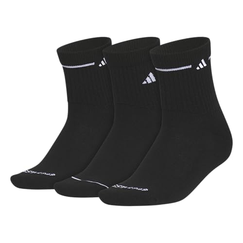 Image of adidas Cushioned Sport High Quarter Socks 3-Pairs Durable & Comfortable
