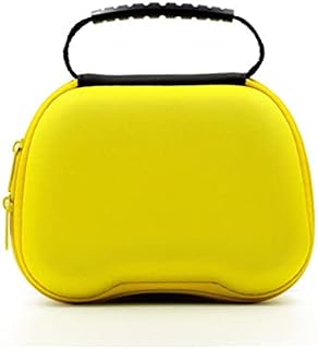 DevineCustomz® Universal Controller Carry Case Protection Plastic Compatible Xbox Series S/X PlayStation 3 ,4 & 5 (Yellow)