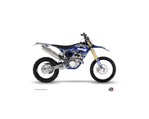 Kit déco moto cross Sherco SE SEF Noir Bleu Predator de style