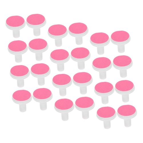 OUNONA 24Pcs Electric Nail File Pads for Safe Nail Grinding Heads for Electric Nail Trimmer Easy to Install Replacement Pads for Nail Care