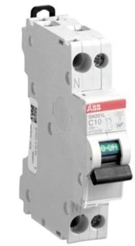 ABB 470086 Disjoncteur modulaire phase plus neutre 10 A